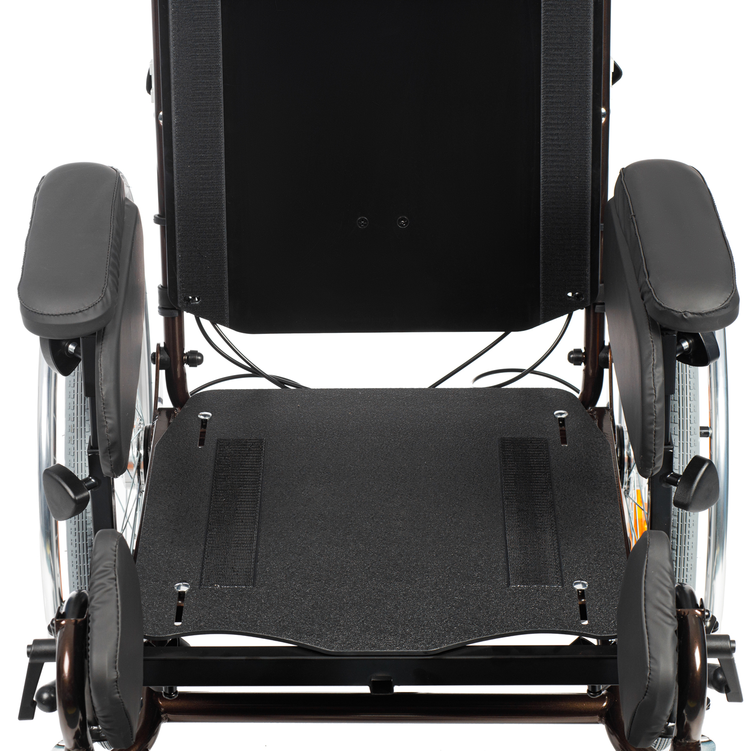 Кресло-коляска инвалидная ORTONICA Comfort 600 до 130кг (цельно-литые шины, ширина сиденья 45,5см) - 15